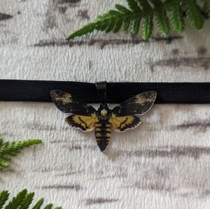 🖤 Death Moth Choker